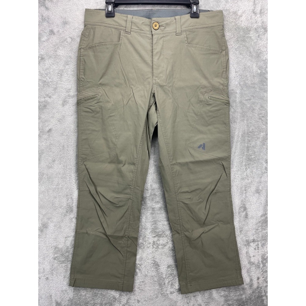 Eddie‎ Bauer Men's First Ascent Pants 34x30 (Real 36x280 Olive Hiking Nylon